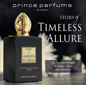 Amber Floral Unisex Extrait de Parfum 100ml/3.4oz Prince Parfums Dubai