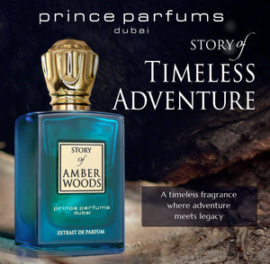 Amber Woods Extrait de Parfum for Men 100ml/3.4oz Prince Parfums Dubai