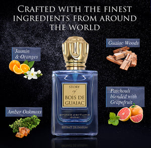 Bois de Guaiac Extrait de Parfum for Men 100ml/3.4oz Prince Parfums Dubai