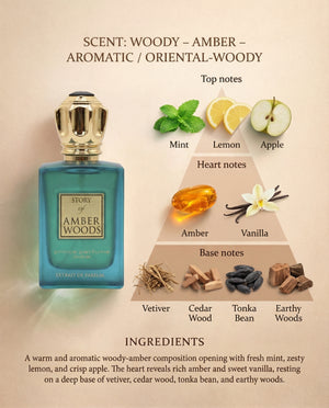 Amber Woods Extrait de Parfum for Men's 100ml/3.4oz