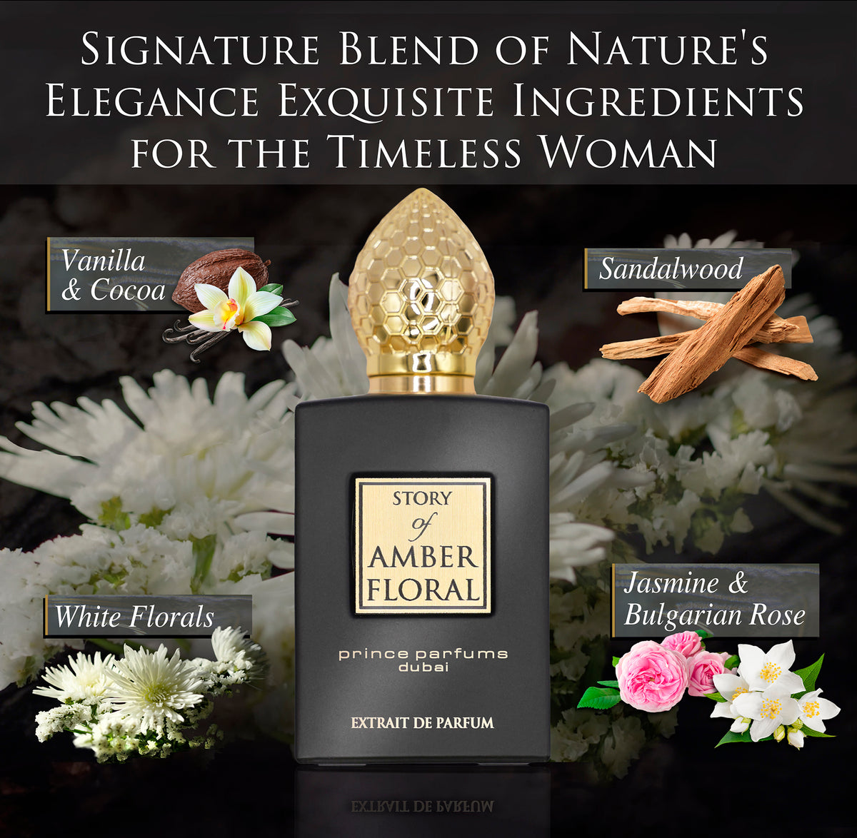 Amber Floral 100ml/3.4oz Womens Extrait de Parfum