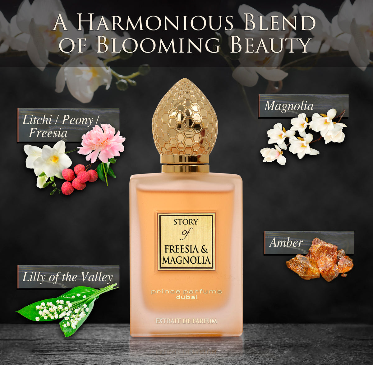 Freesia Magnolia 100ml/3.4oz Womens Extrait de Parfum