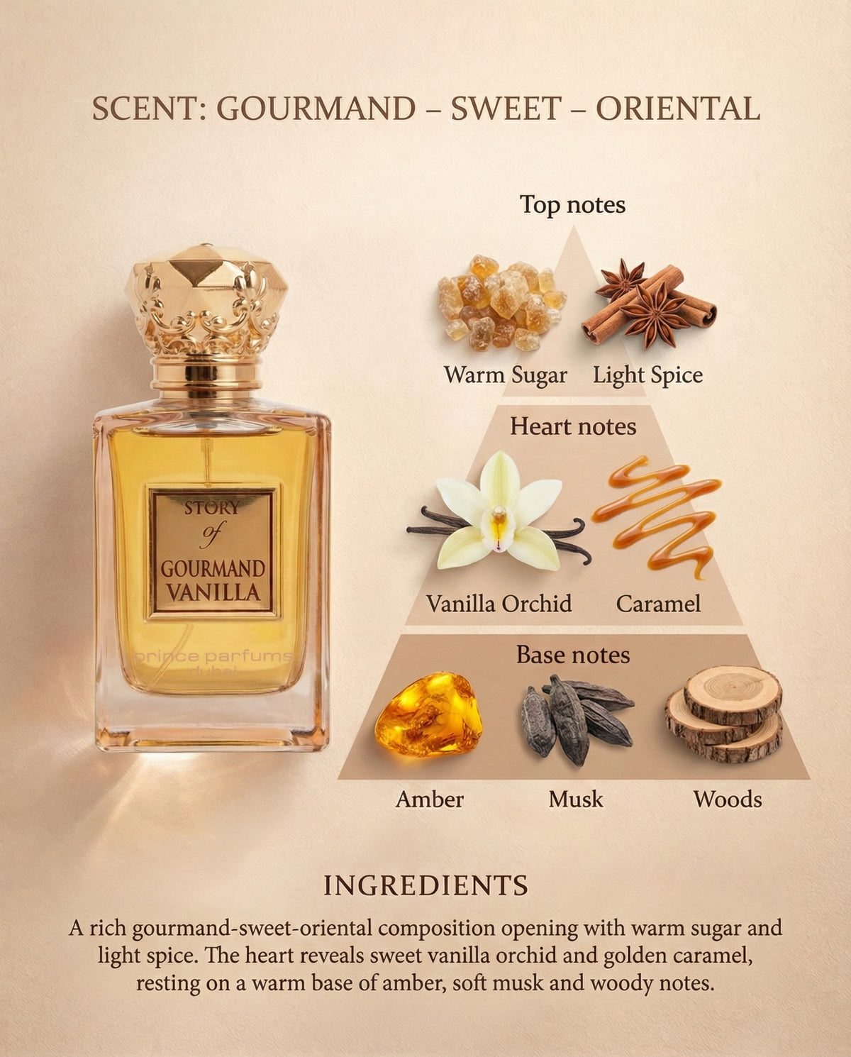 Gourmand Vanilla Extrait de Parfum for Women's 100ml/3.4oz